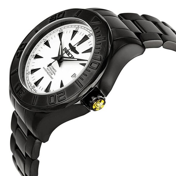 NWT Authentic Invicta Ocean Ghost III White Dial Black Ionic Men's Watch - Picture 2 of 4